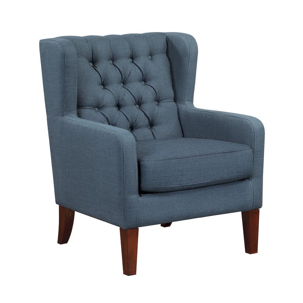 Homelegance  - Aria Accent Chair in Blue - 1266BU-1  view 4