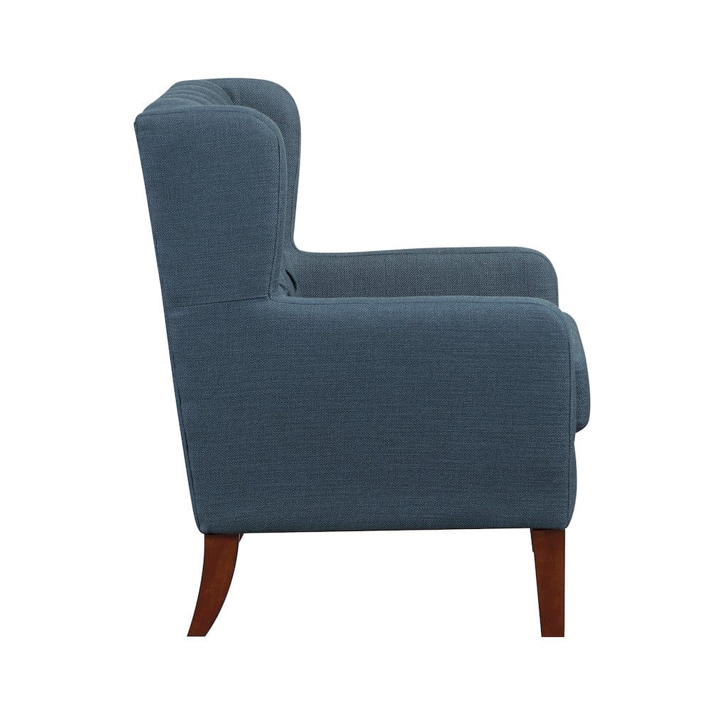 Homelegance  - Aria Accent Chair in Blue - 1266BU-1  view 5