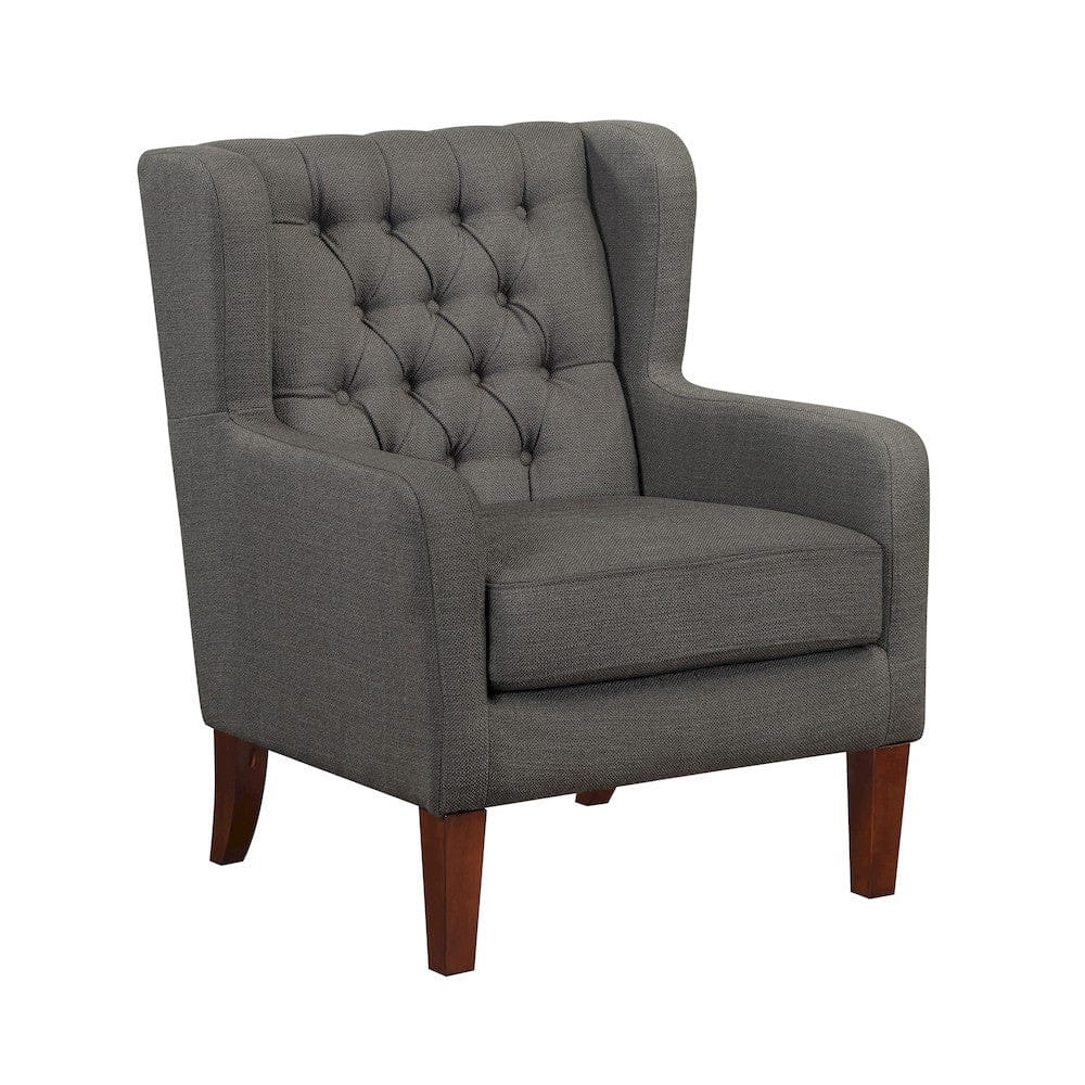 Homelegance  - Aria Accent Chair in Dark gray - 1266DG-1  view 1