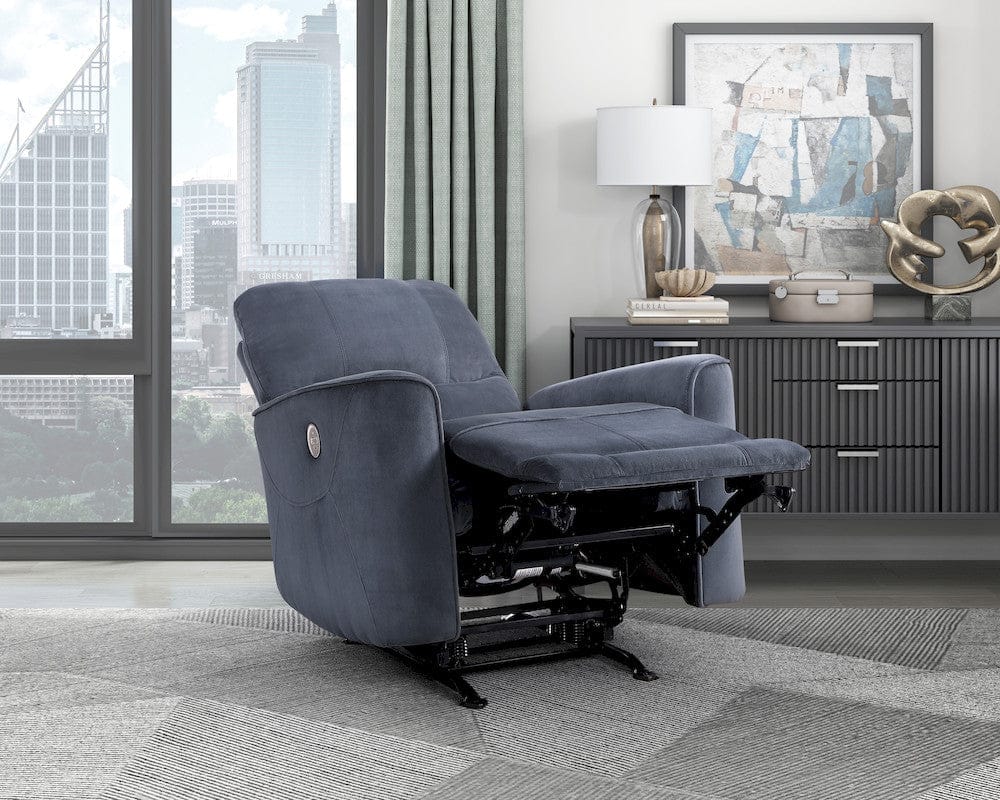 Homelegance  - Artem Power Rocker Reclining Chair in Dark gray - 9645DG-1PW  view 8