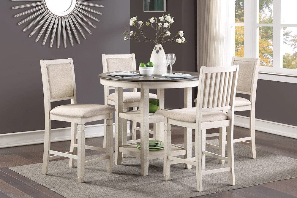 Homelegance  - Asher Counter Height Chair in Beige - 5800WH-24  view 3