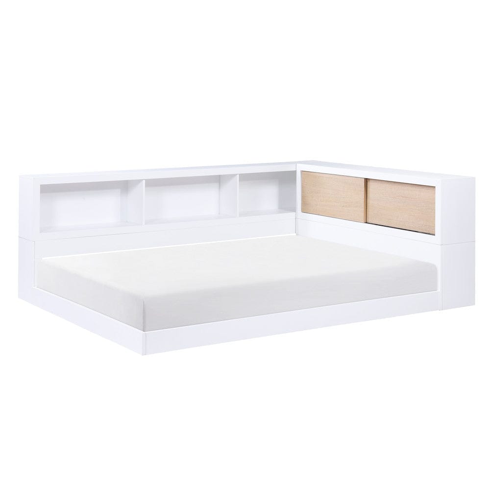 Homelegance  - Asker Full Bookcase Corner Platform Bed - B2012BCF-1BCx  view 1