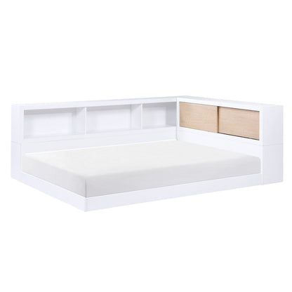 Homelegance  - Asker Full Bookcase Corner Platform Bed - B2012BCF-1BCx  view 1
