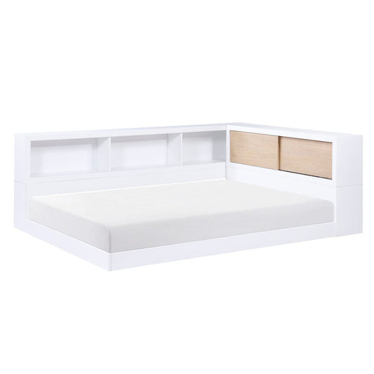 Homelegance  - Asker Full Bookcase Corner Platform Bed - B2012BCF-1BCx  view 1