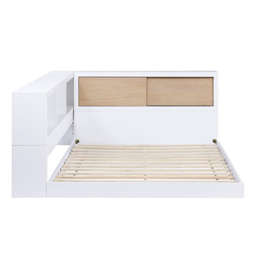 Homelegance  - Asker Full Bookcase Corner Platform Bed - B2012BCF-1BCx  view 9