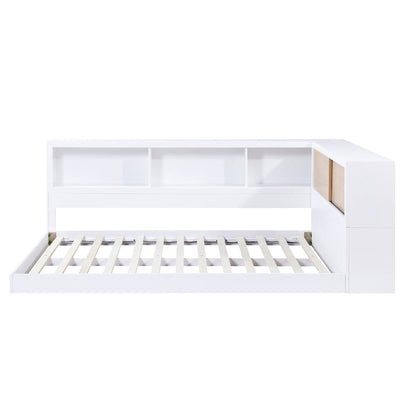 Homelegance  - Asker Full Bookcase Corner Platform Bed - B2012BCF-1BCx  view 10