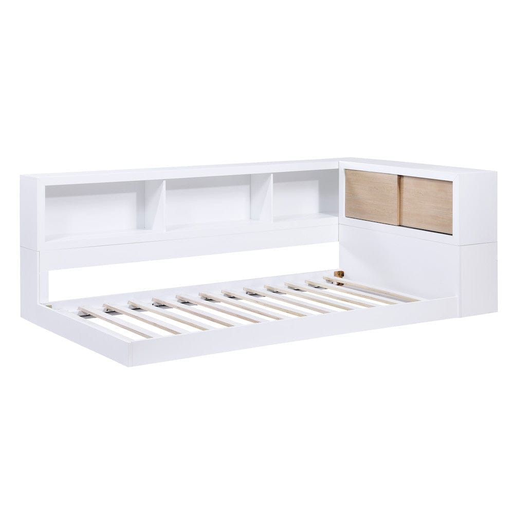 Homelegance  - Asker Twin Bookcase Corner Platform Bed - B2012BCT-1BCx  view 4