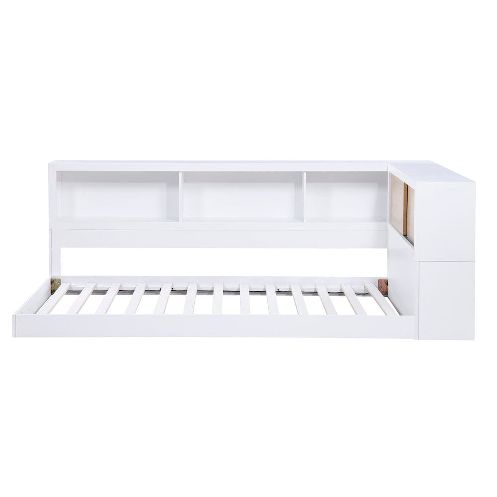 Homelegance  - Asker Twin Bookcase Corner Platform Bed - B2012BCT-1BCx  view 6