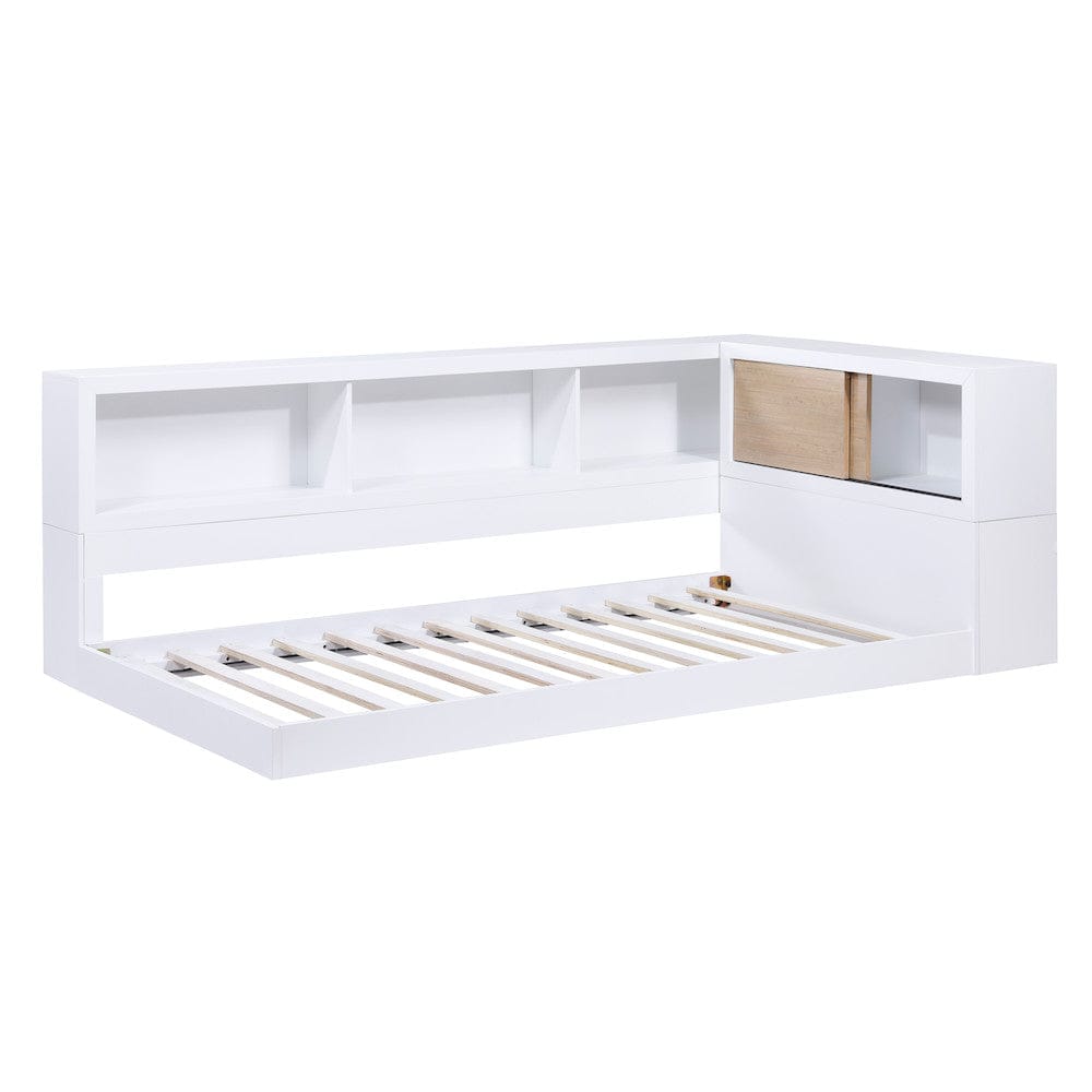 Homelegance  - Asker Twin Bookcase Corner Platform Bed - B2012BCT-1BCx  view 9