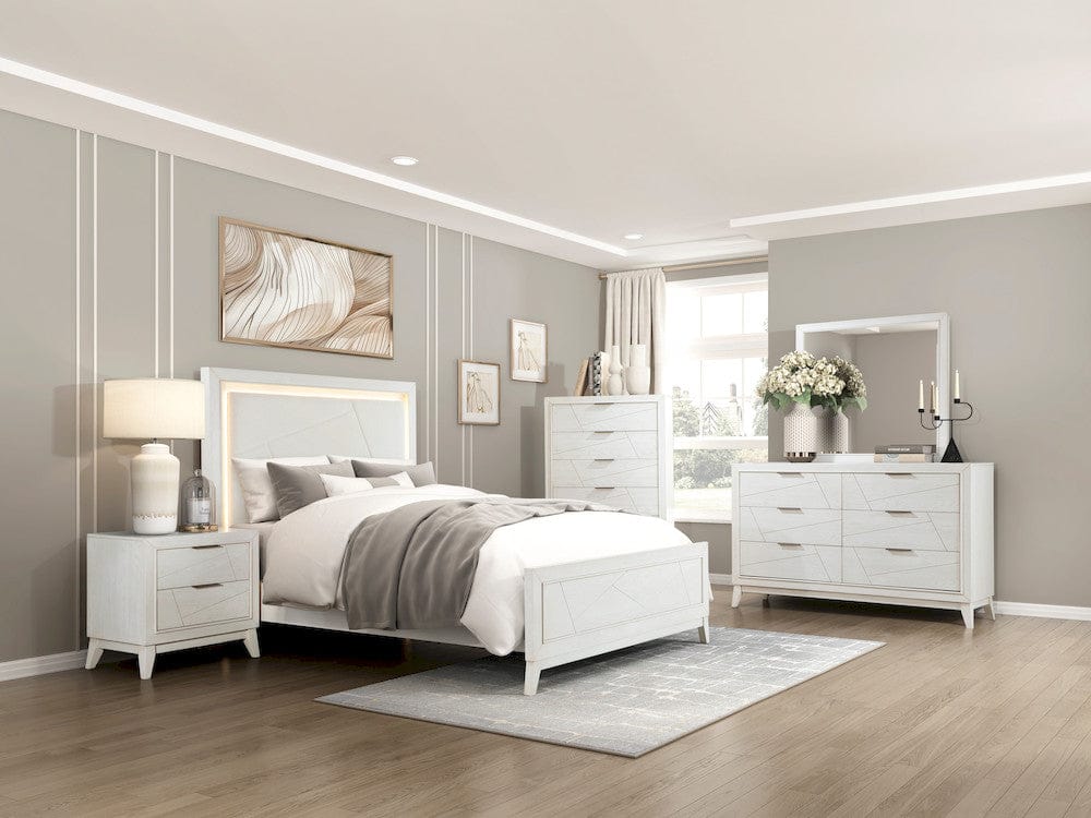Homelegance  - Asteria Eastern King Bed in Ivory - 1355K-1EKx  view 2