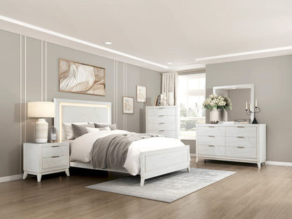 Homelegance  - Asteria Eastern King Bed in Ivory - 1355K-1EKx  view 2