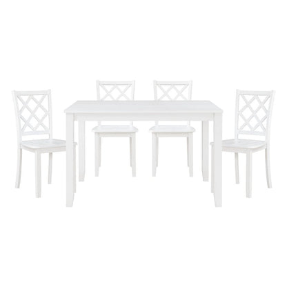 Homelegance  - Astoria 5-Piece Pack Dinette Set - 5892WT  view 3