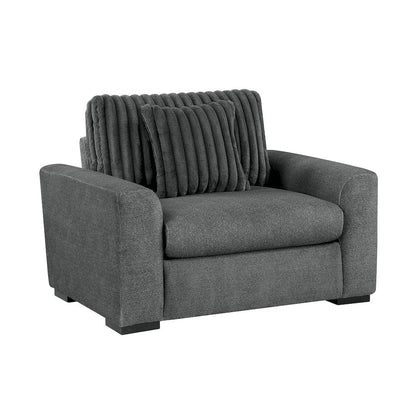 Homelegance  - Athena Chair in Dark gray - 9720DGY-1  view 1