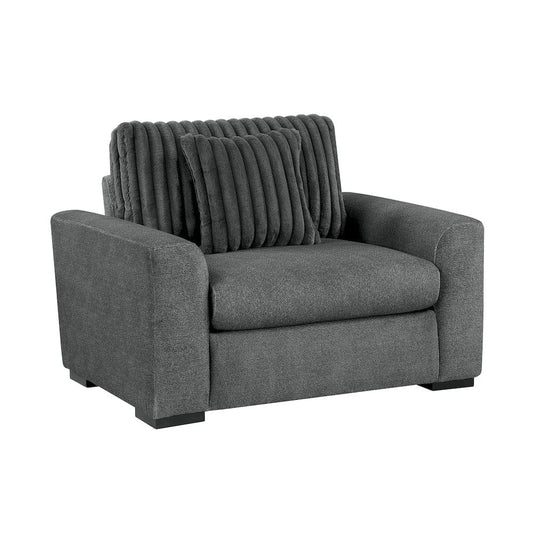 Homelegance  - Athena Chair in Dark gray - 9720DGY-1  view 1