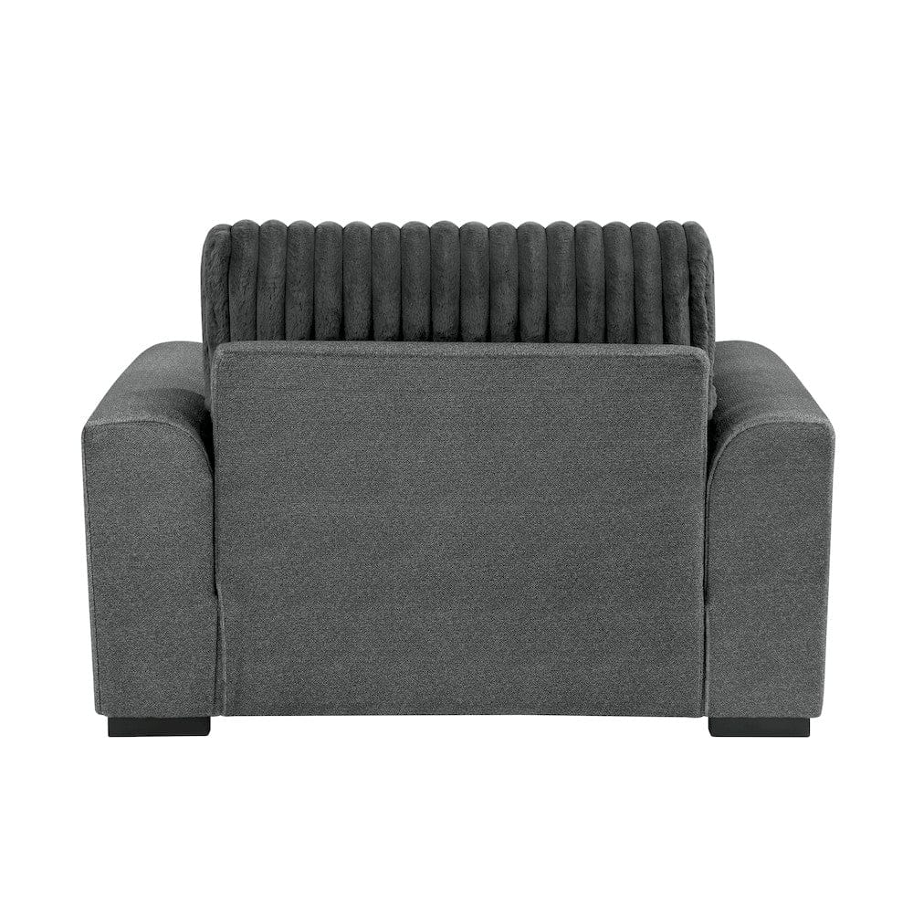 Homelegance  - Athena Chair in Dark gray - 9720DGY-1  view 7