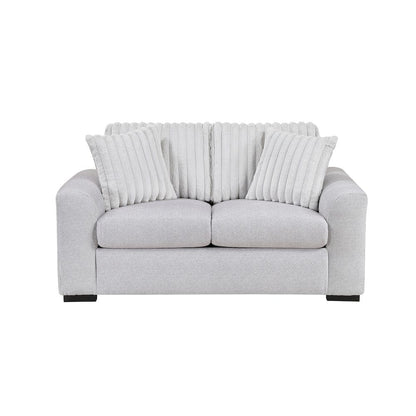 Homelegance  - Athena Love Seat in Gray - 9720GRY-2  view 1