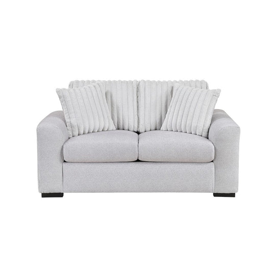 Homelegance  - Athena Love Seat in Gray - 9720GRY-2  view 1