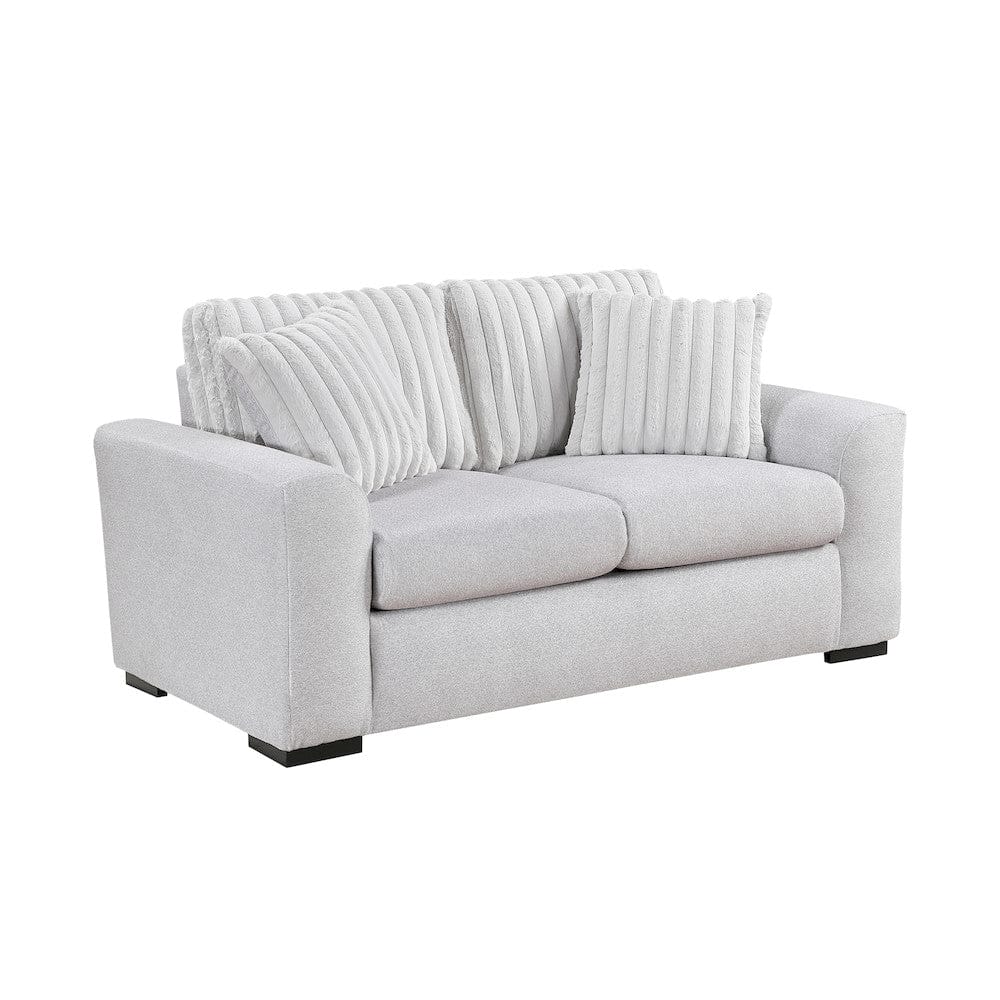 Homelegance  - Athena Love Seat in Gray - 9720GRY-2  view 4