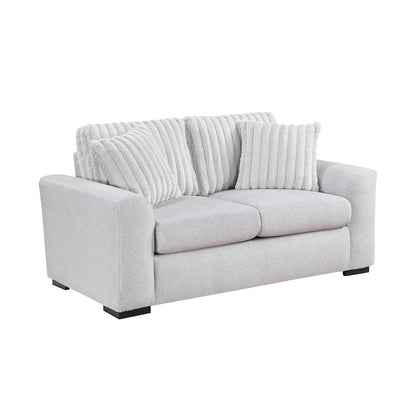 Homelegance  - Athena Love Seat in Gray - 9720GRY-2  view 4