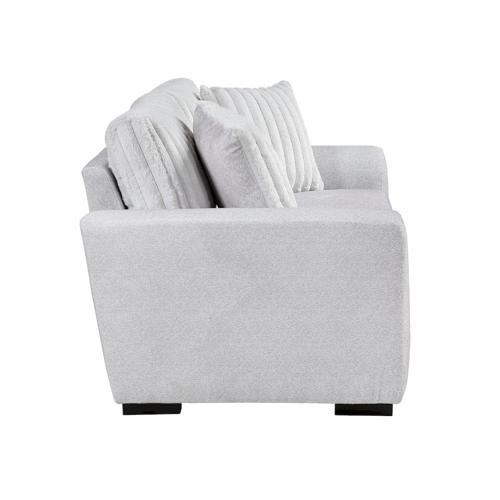 Homelegance  - Athena Love Seat in Gray - 9720GRY-2  view 5
