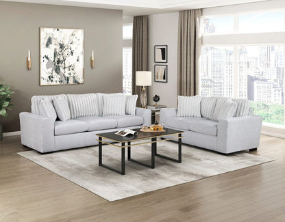 Homelegance  - Athena Love Seat in Gray - 9720GRY-2  view 10