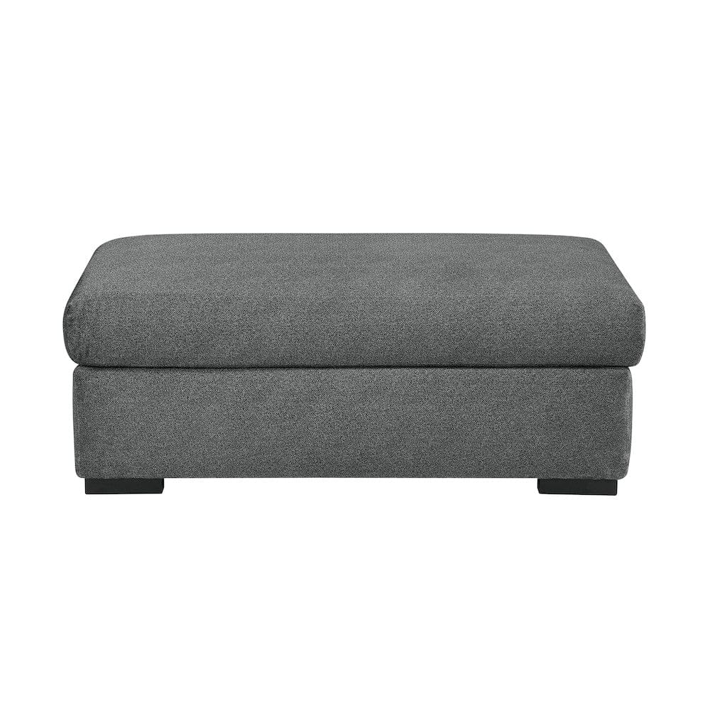 Homelegance  - Athena Ottoman in Dark gray - 9720DGY-4  view 1