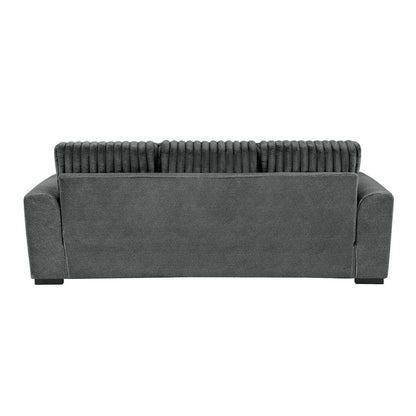 Homelegance  - Athena Sofa in Dark gray - 9720DGY-3  view 7