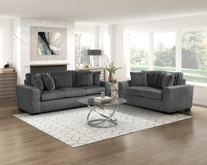 Homelegance  - Athena Sofa in Dark gray - 9720DGY-3  view 11