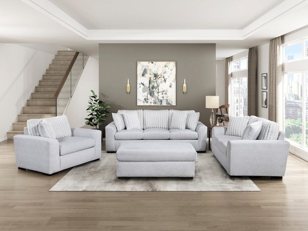 Homelegance  - Athena Sofa in Gray - 9720GRY-3  view 11