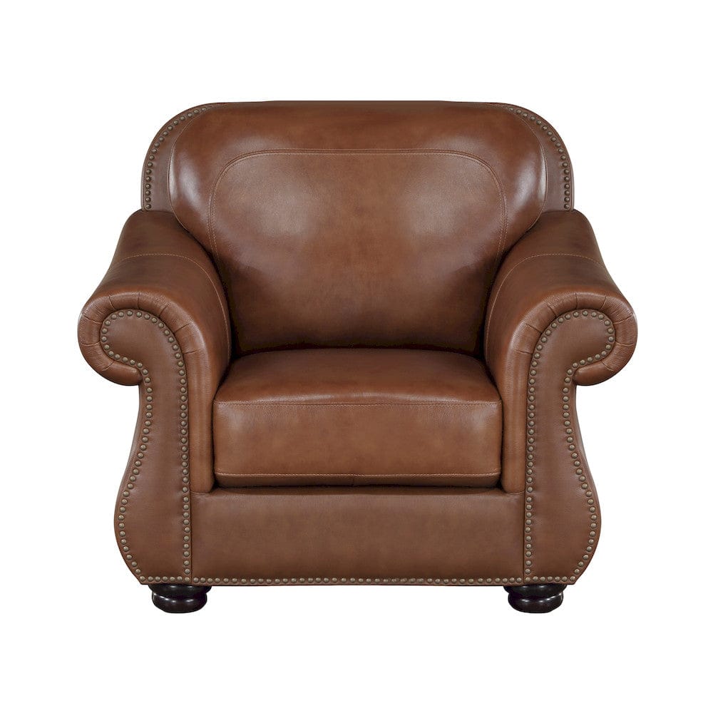 Homelegance  - Attleboro Chair in Camel brown - 9270BR-1  view 1
