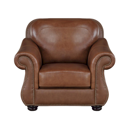 Homelegance  - Attleboro Chair in Camel brown - 9270BR-1  view 1