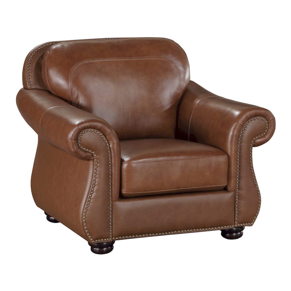 Homelegance  - Attleboro Chair in Camel brown - 9270BR-1  view 2