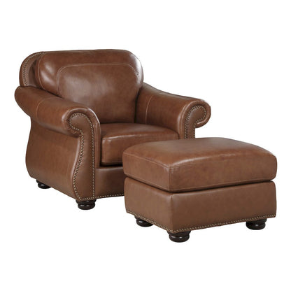 Homelegance  - Attleboro Chair in Camel brown - 9270BR-1  view 6