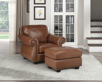 Homelegance  - Attleboro Chair in Camel brown - 9270BR-1  view 8