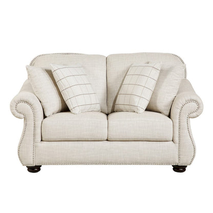 Homelegance  - Attleboro Love Seat in Beige - 9270FBE-2  view 3
