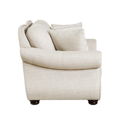 Homelegance  - Attleboro Love Seat in Beige - 9270FBE-2  view 4