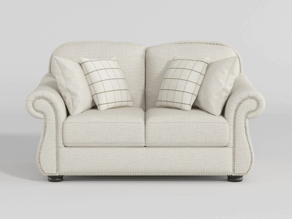 Homelegance  - Attleboro Love Seat in Beige - 9270FBE-2  view 9