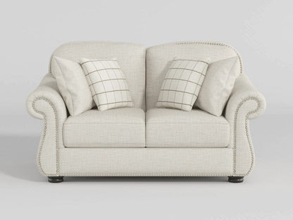 Homelegance  - Attleboro Love Seat in Beige - 9270FBE-2  view 9