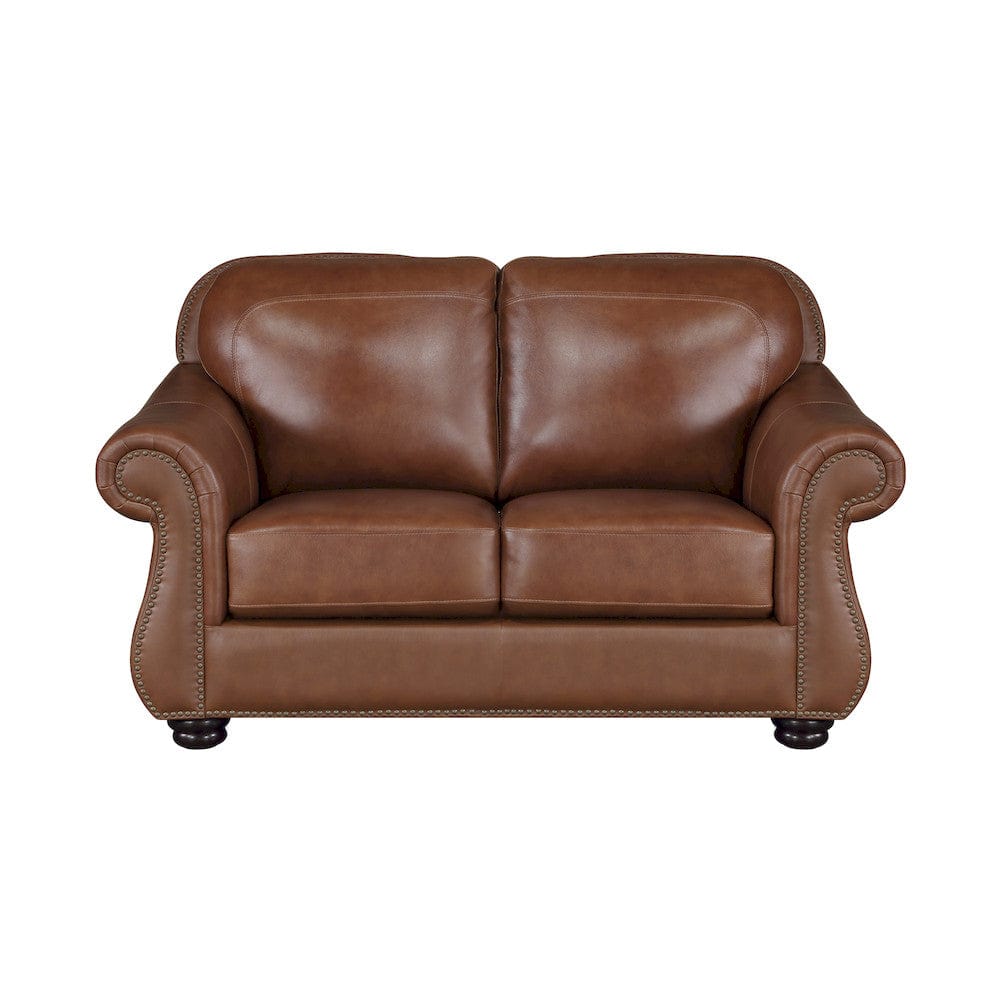 Homelegance  - Attleboro Love Seat in Camel brown - 9270BR-2  view 3