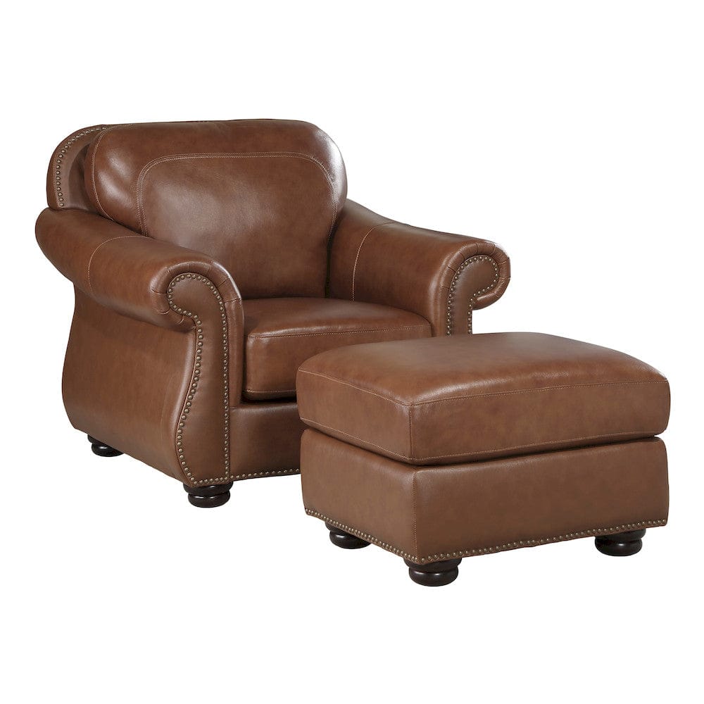 Homelegance  - Attleboro Ottoman in Camel brown - 9270BR-4  view 3