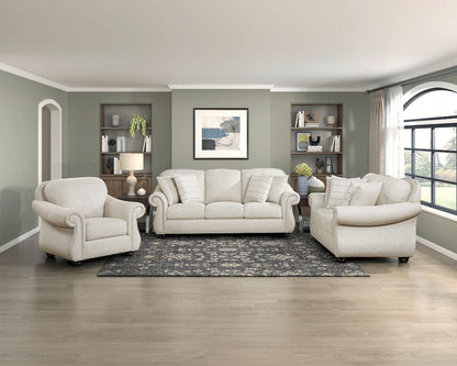 Homelegance  - Attleboro Sofa in Beige - 9270FBE-3  view 3