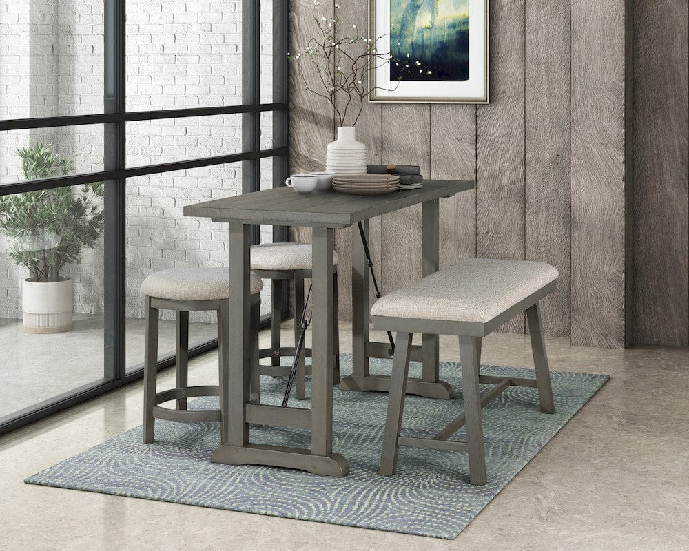 Homelegance  - Auburndale Counter Height Bench in Gray - 5685-24BH  view 3