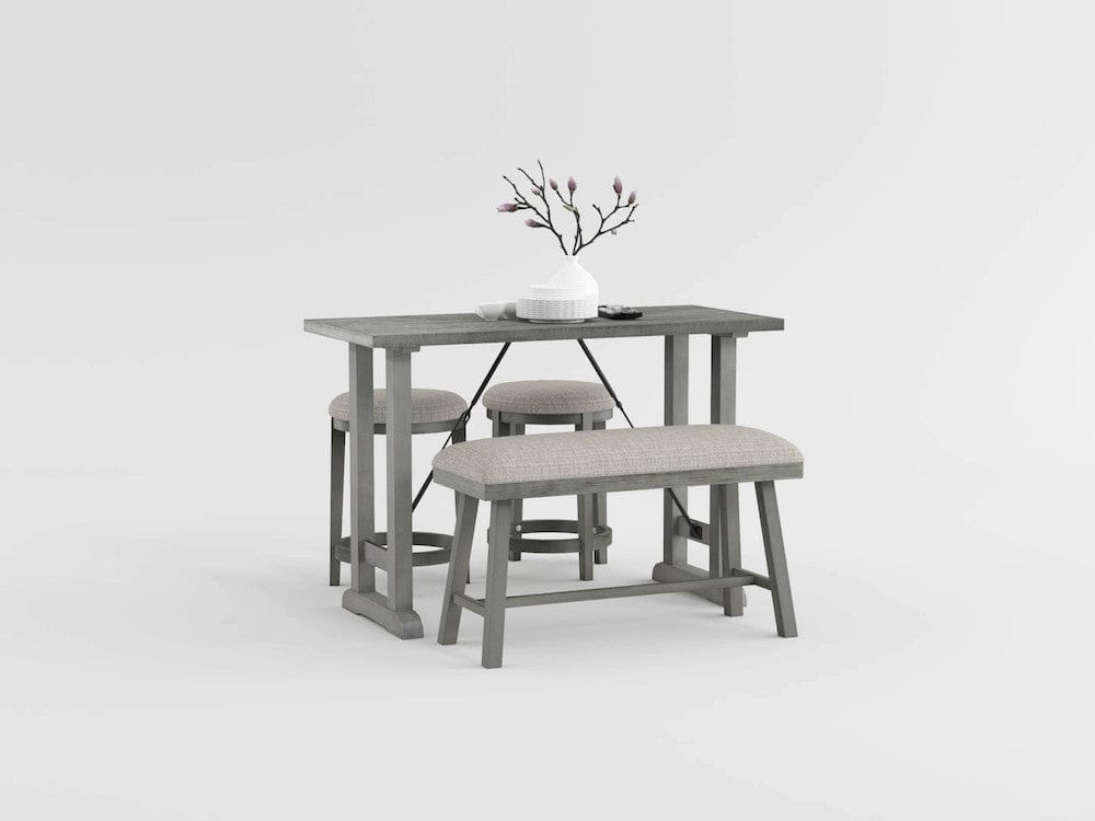 Homelegance  - Auburndale Counter Height Bench in Gray - 5685-24BH  view 7