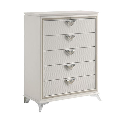 Homelegance  - Audra Chest in White - 1383-9  view 1