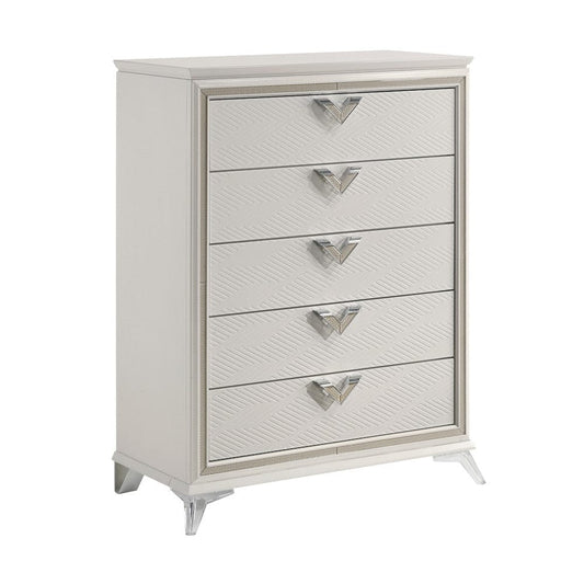Homelegance  - Audra Chest in White - 1383-9  view 1