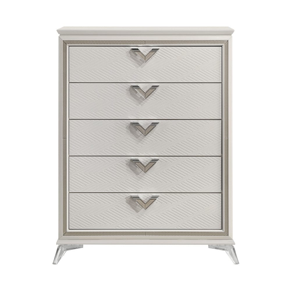 Homelegance  - Audra Chest in White - 1383-9  view 4