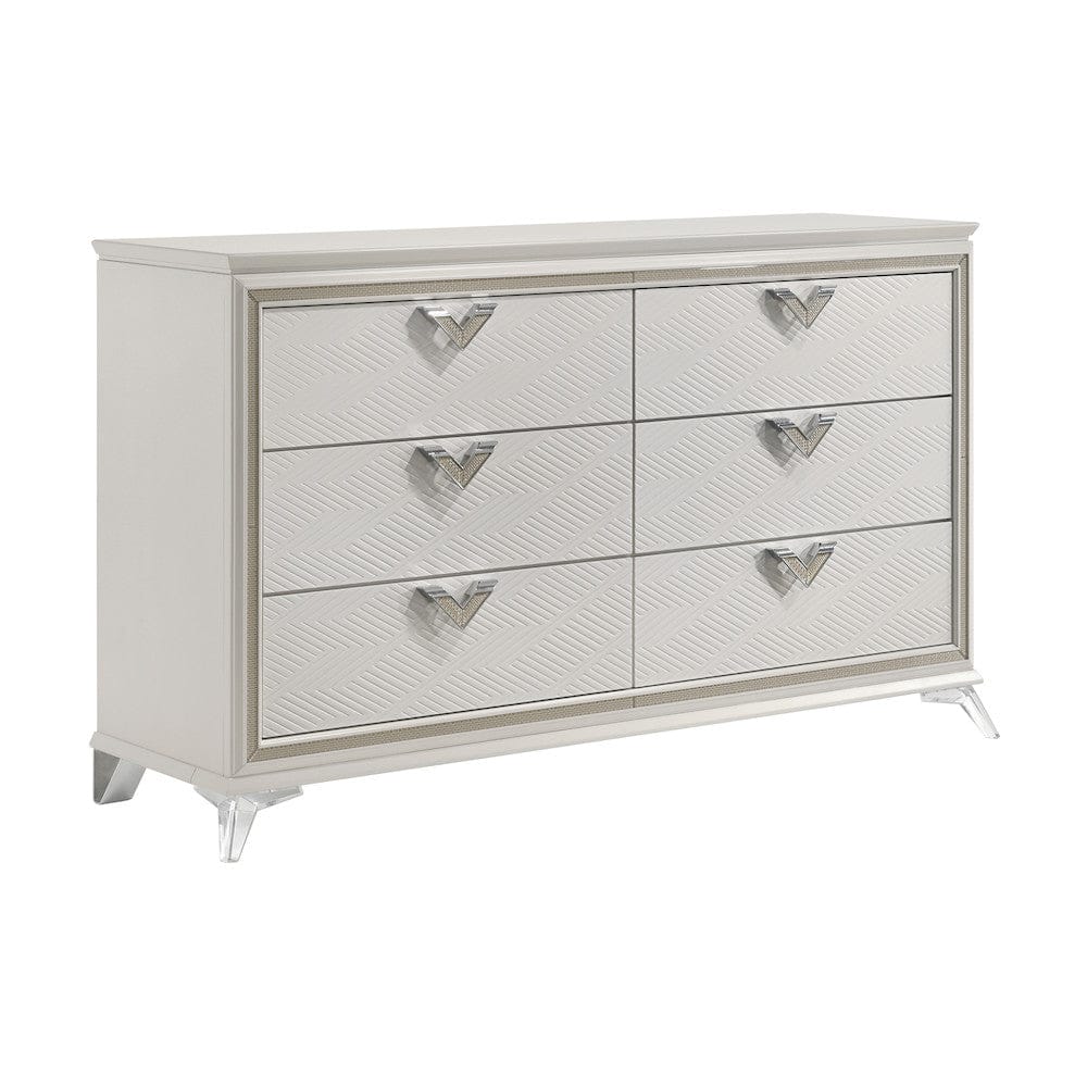 Homelegance  - Audra Dresser in White - 1383-5  view 1