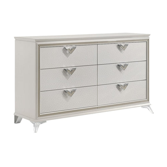 Homelegance  - Audra Dresser in White - 1383-5  view 1