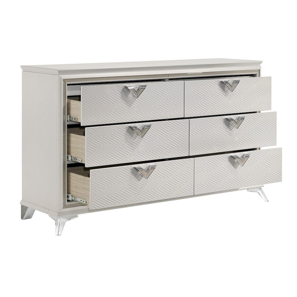 Homelegance  - Audra Dresser in White - 1383-5  view 6