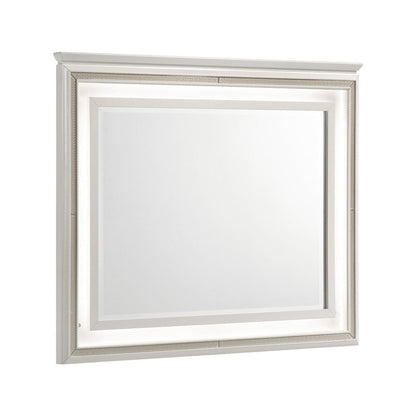 Homelegance  - Audra Mirror in White - 1383-6  view 1